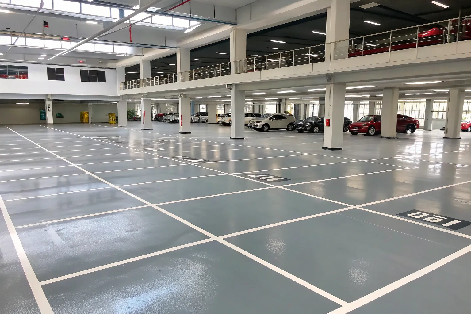 اپوکسی کف پارکینگ چندطبقه؛ راهکارهای جلوگیری از پوسته شدن سطح
