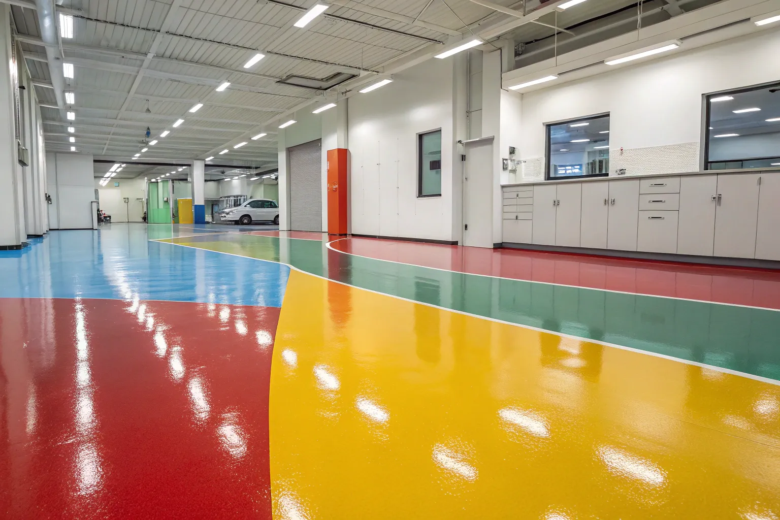 اپوکسی فلکسیبل در کف‌هایی با ارتعاش یا نشست زمین؛ چرا انتخاب مناسبی است؟