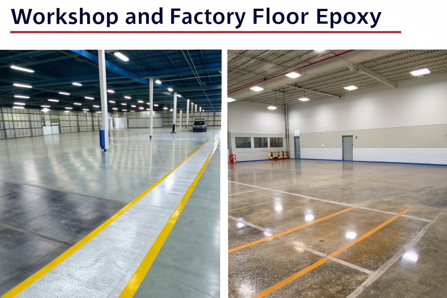 راهنمای انتخاب ضخامت مناسب برای اپوکسی کف کارگاه و کارخانه