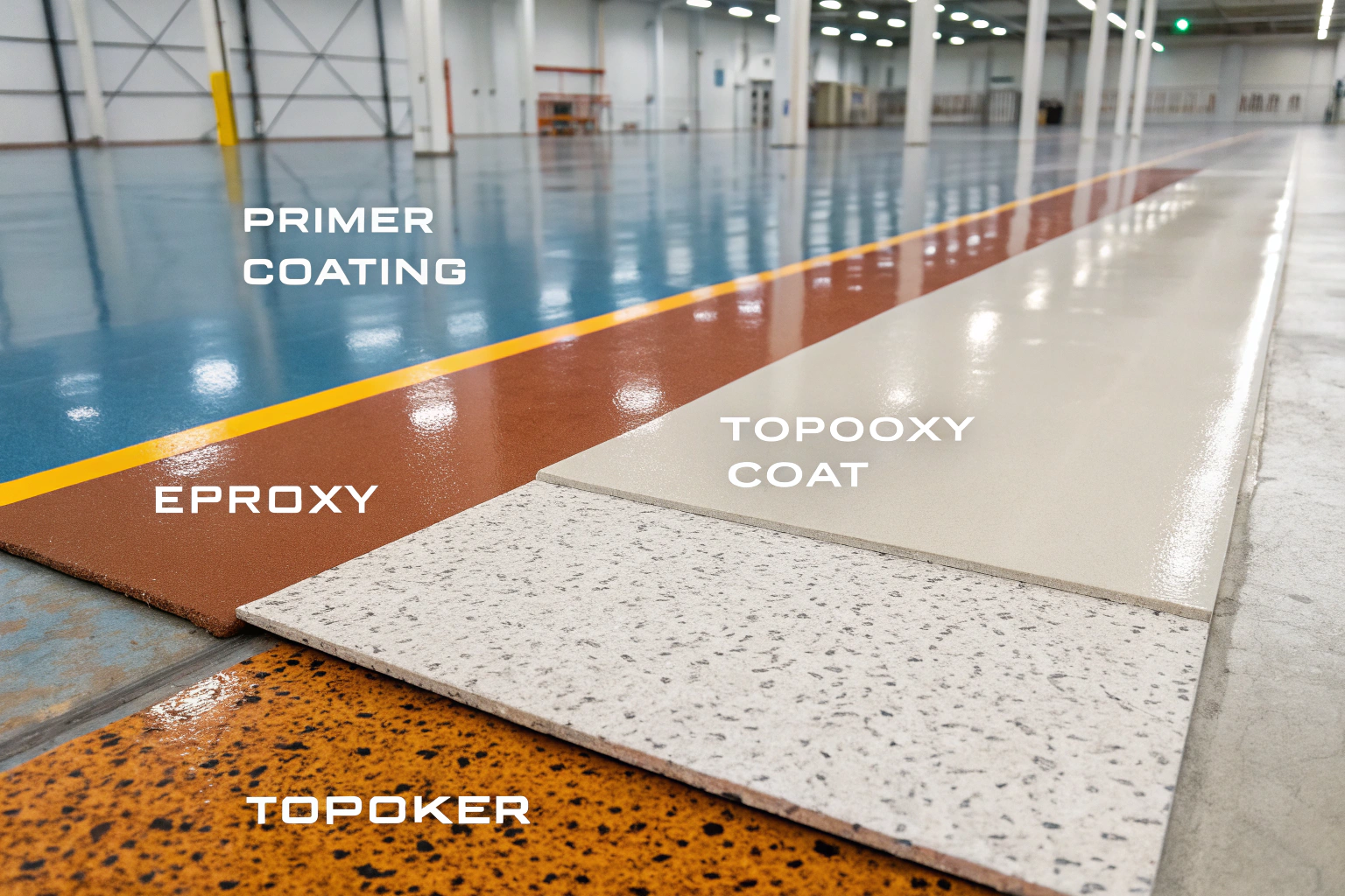 بررسی لایه‌های تشکیل‌دهنده کفپوش اپوکسی و نقش هرکدام در دوام سطح