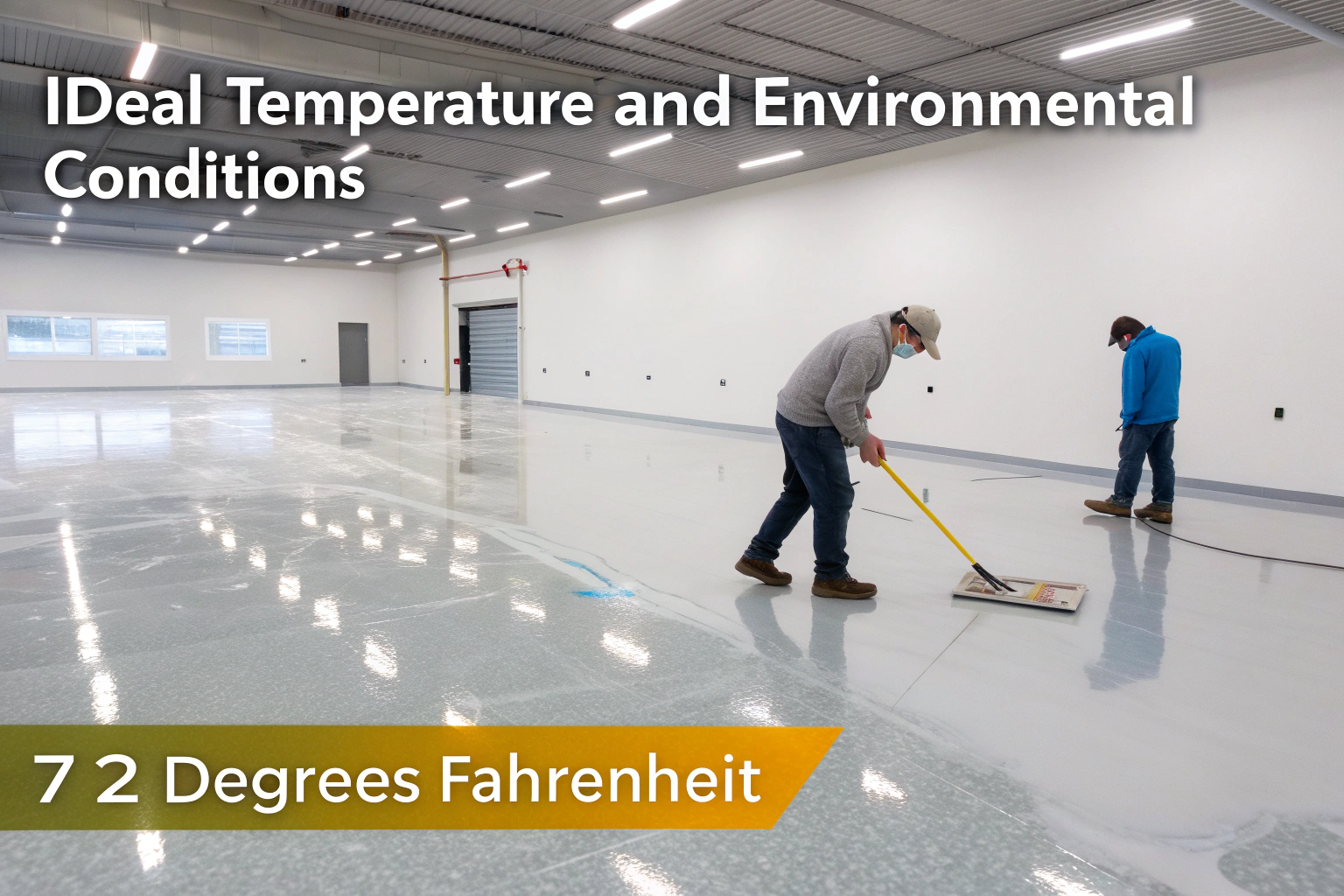 بهترین دما و شرایط محیط برای اجرای موفق کفپوش اپوکسی