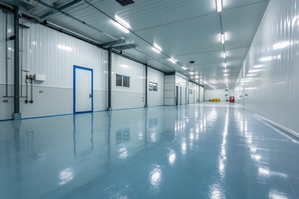 اپوکسی واترپروف در سردخانه‌ها و فضاهای مرطوب؛ الزامات و اجرا