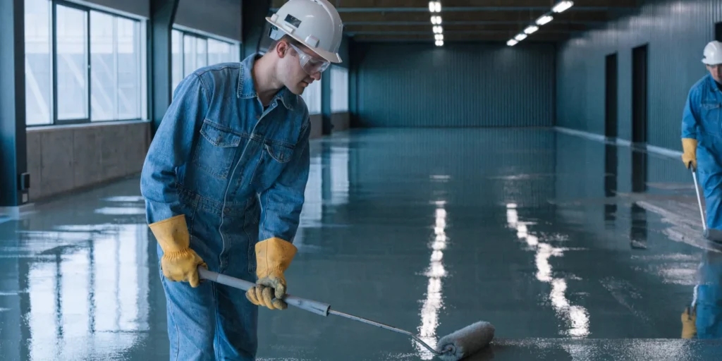 کفپوش اپوکسی “خود تراز” (Self-Leveling) چیست؟ بررسی مکانیزم تسطیح سطح