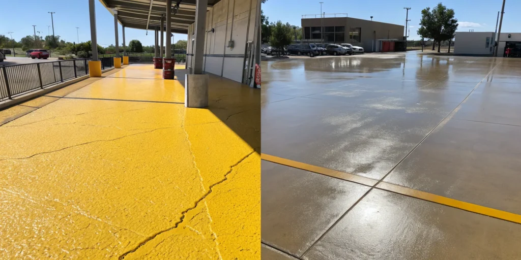 مقایسه فنی کفپوش اپوکسی با “بتن سخت” (آرملات)؛ تحلیل هزینه و دوام در سوله صنعتی