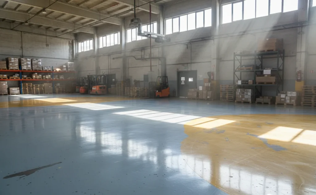 چرا کفپوش اپوکسی به مرور زمان “زرد” می‌شود؟ راهکارهای جلوگیری از تغییر رنگ