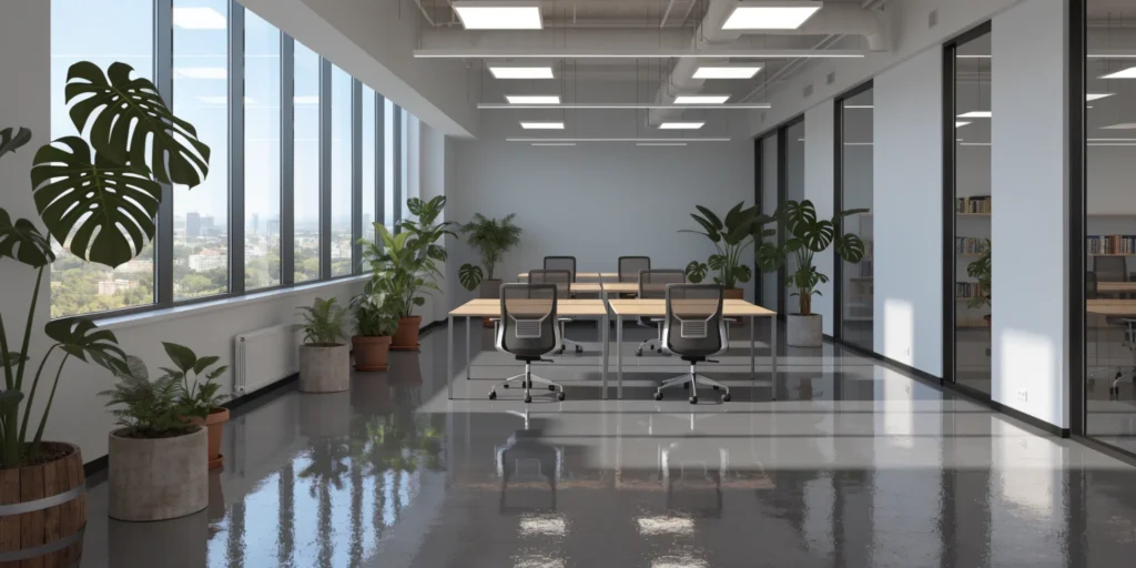 نقش کفپوش اپوکسی در کسب امتیاز LEED و ساختمان‌های سبز (Green Building)